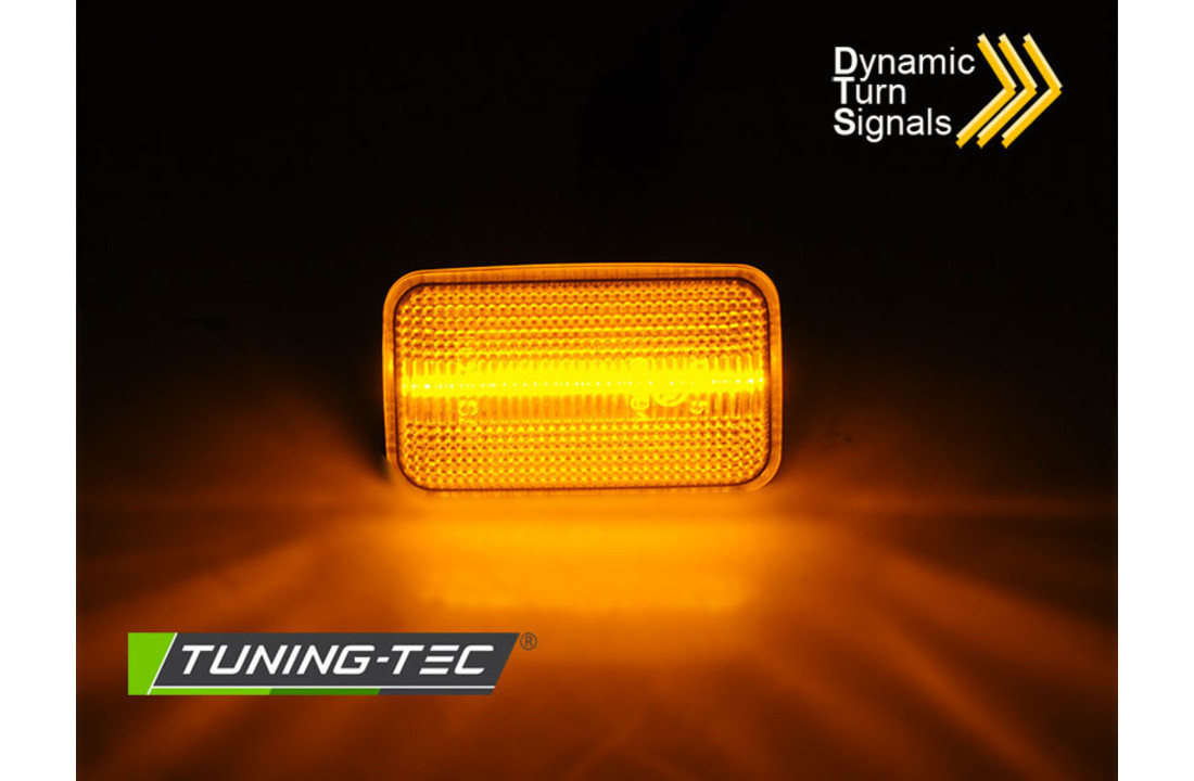 Zijkant knipperlichten geschikt voor VW Golf I, Golf II, Corrado, Jetta - smoke - LED