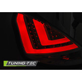 Achterlichten geschikt voor Ford Fiesta MK7 08-12 HB - smoke led strip