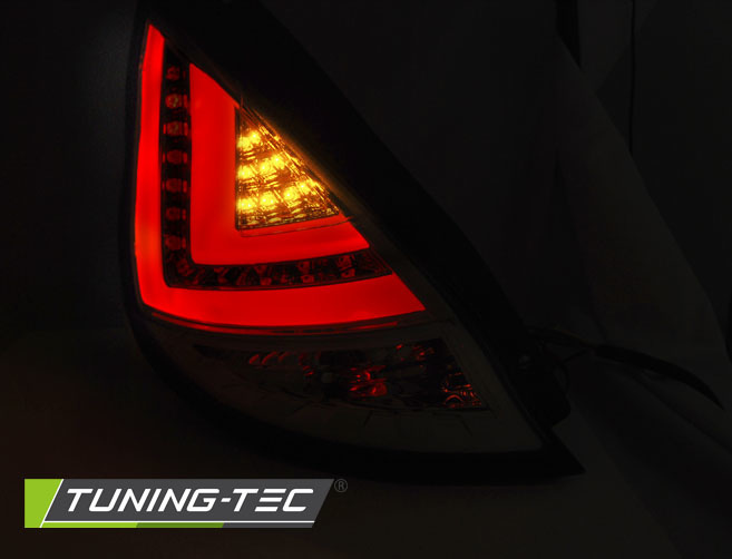 Achterlichten geschikt voor Ford Fiesta MK7 08-12 HB - smoke led strip
