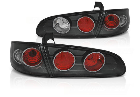 Achterlichten geschikt voor Seat Ibiza 6L 04.02-08 - zwart
