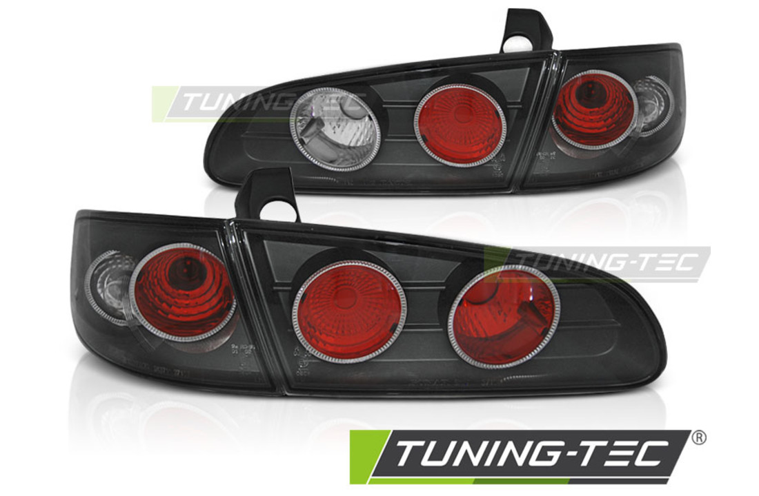 Achterlichten geschikt voor Seat Ibiza 6L 04.02-08 - zwart