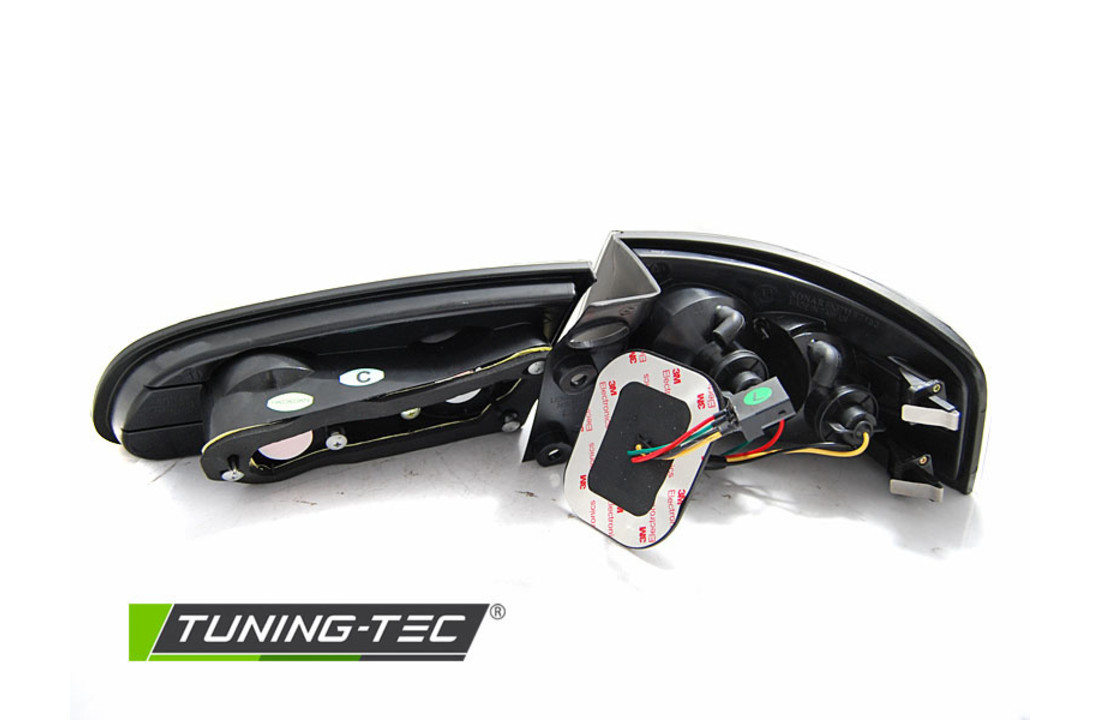 Achterlichten geschikt voor Seat Ibiza 6L 04.02-08 - zwart