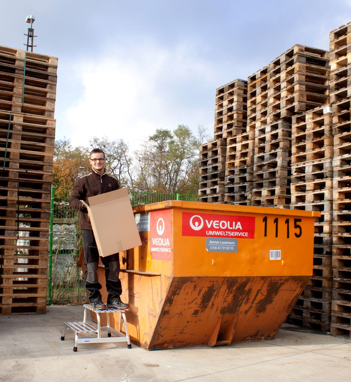 Opstapje - Opstap kruk - aluminium - 59x36x20 cm - zilver