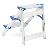 Huishoudtrap - 3 treden - aluminium - werkhoogte 270 cm