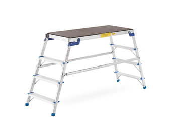 Werkplatform - vouwsteiger - aluminium - 184x45x92 cm