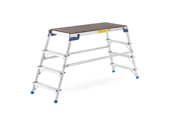 Werkplatform - vouwsteiger - aluminium - 184x45x92 cm