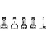 Steekwagen - steekkar - opvouwbaar - tot 70 kg - aluminium