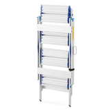 Huishoudtrap - 4 treden - aluminium - werkhoogte 293 cm