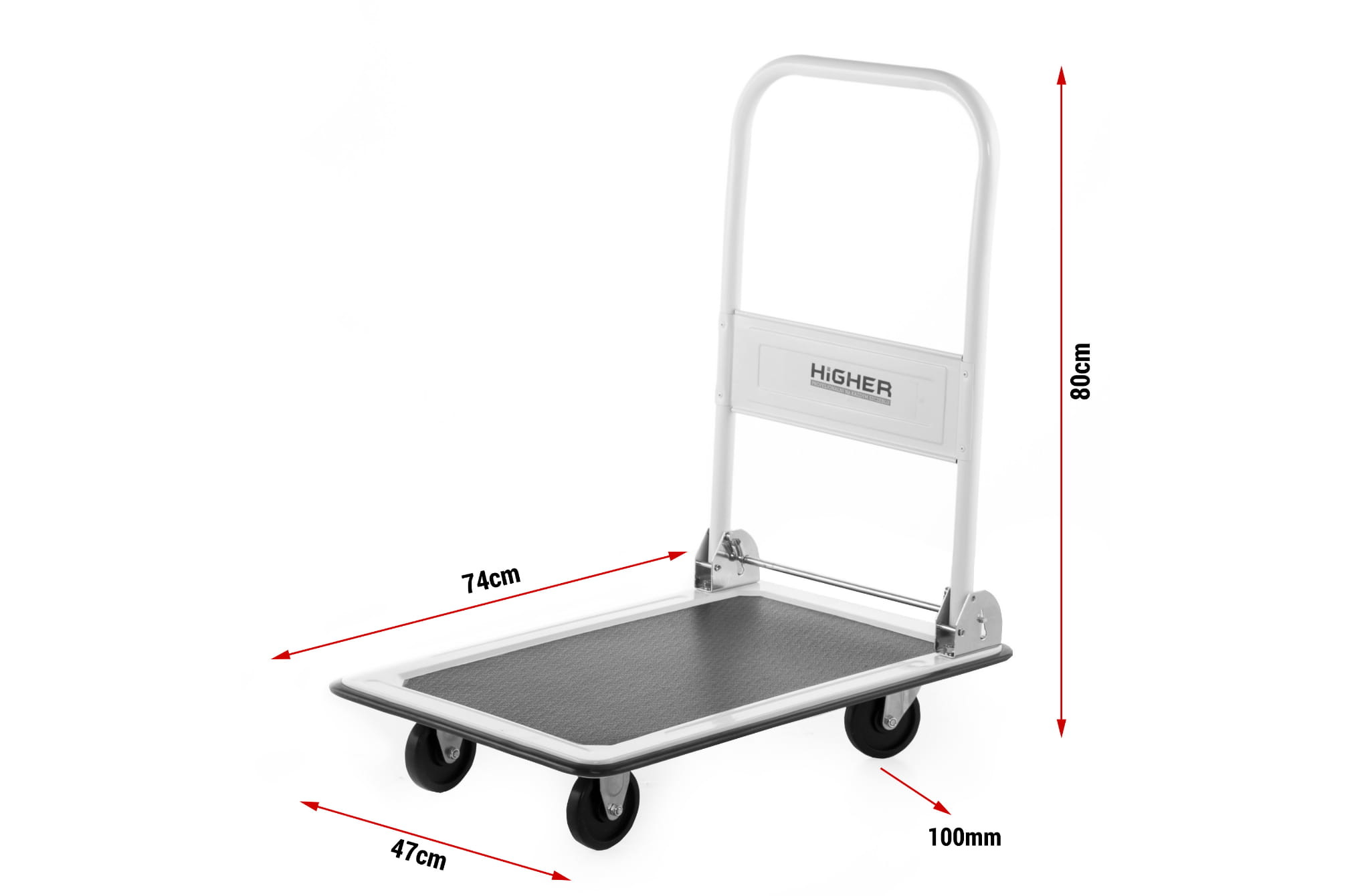 Transportwagen - Transportkar - 74x47x80 cm - tot 150 kg