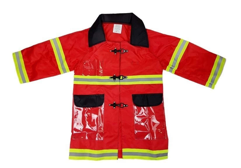 Brandweer outfit - 3+ jaar - helm, jas, blusser - ce-gecertificeerd