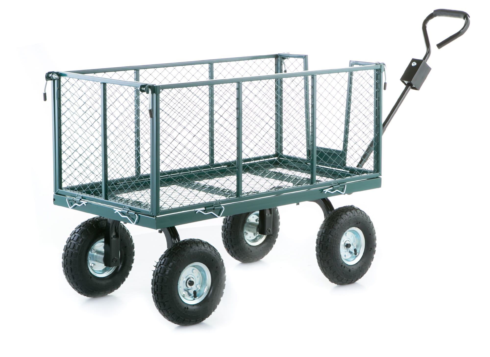 Tuinkar - bolderkar - met uitneembare zak - tot 450 kg - groen