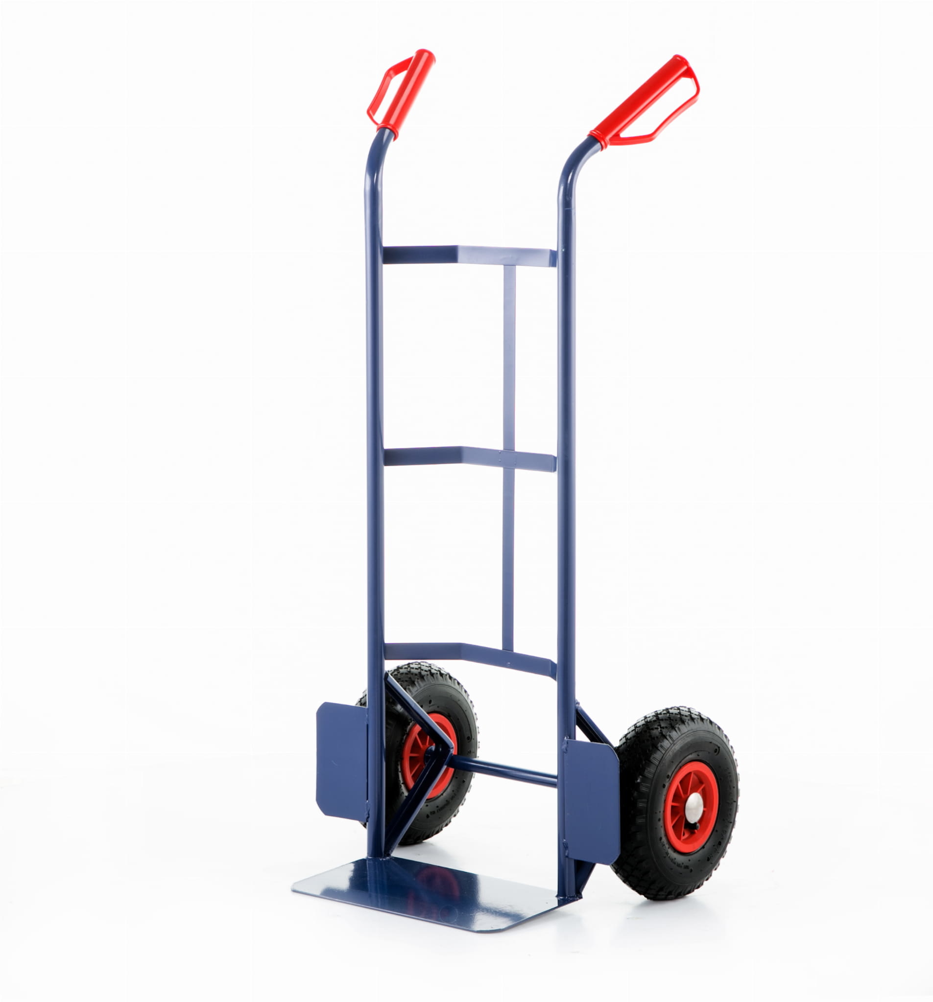 Steekwagen - steekkar - tot 200kg - staal - blauw