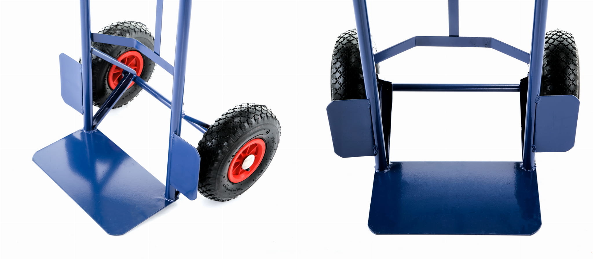 Steekwagen - steekkar - tot 200kg - staal - blauw