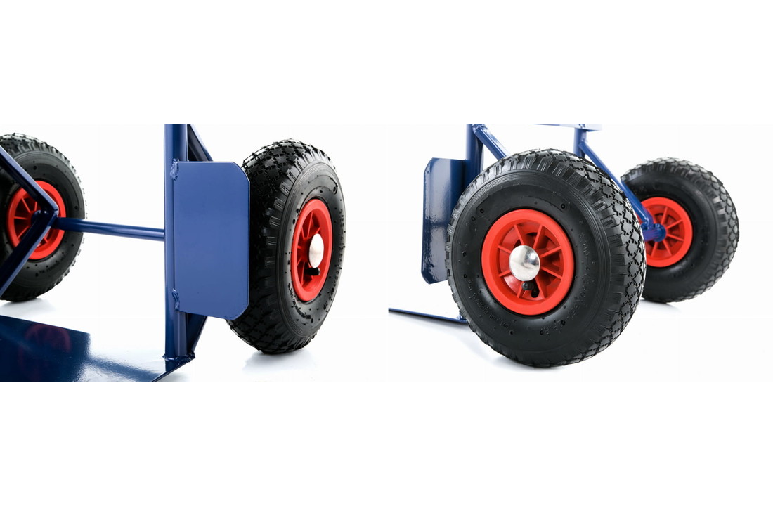 Steekwagen - steekkar - tot 200kg - staal - blauw
