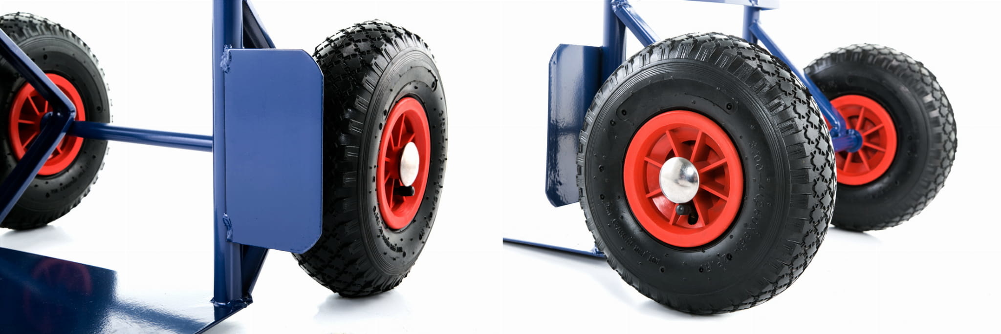 Steekwagen - steekkar - tot 200kg - staal - blauw