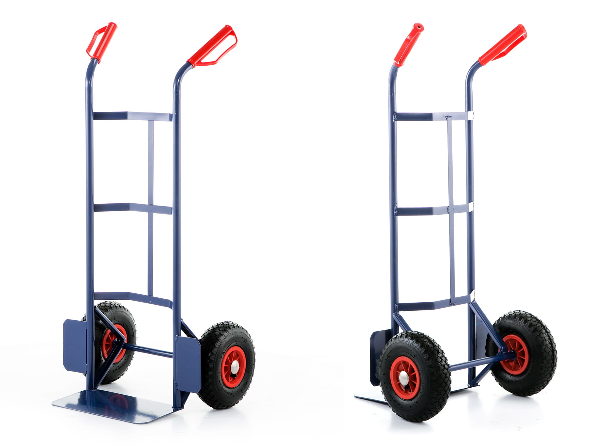 Steekwagen - steekkar - tot 200kg - staal - blauw