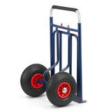 Steekwagen - steekkar - opvouwbaar - tot 150 kg - blauw