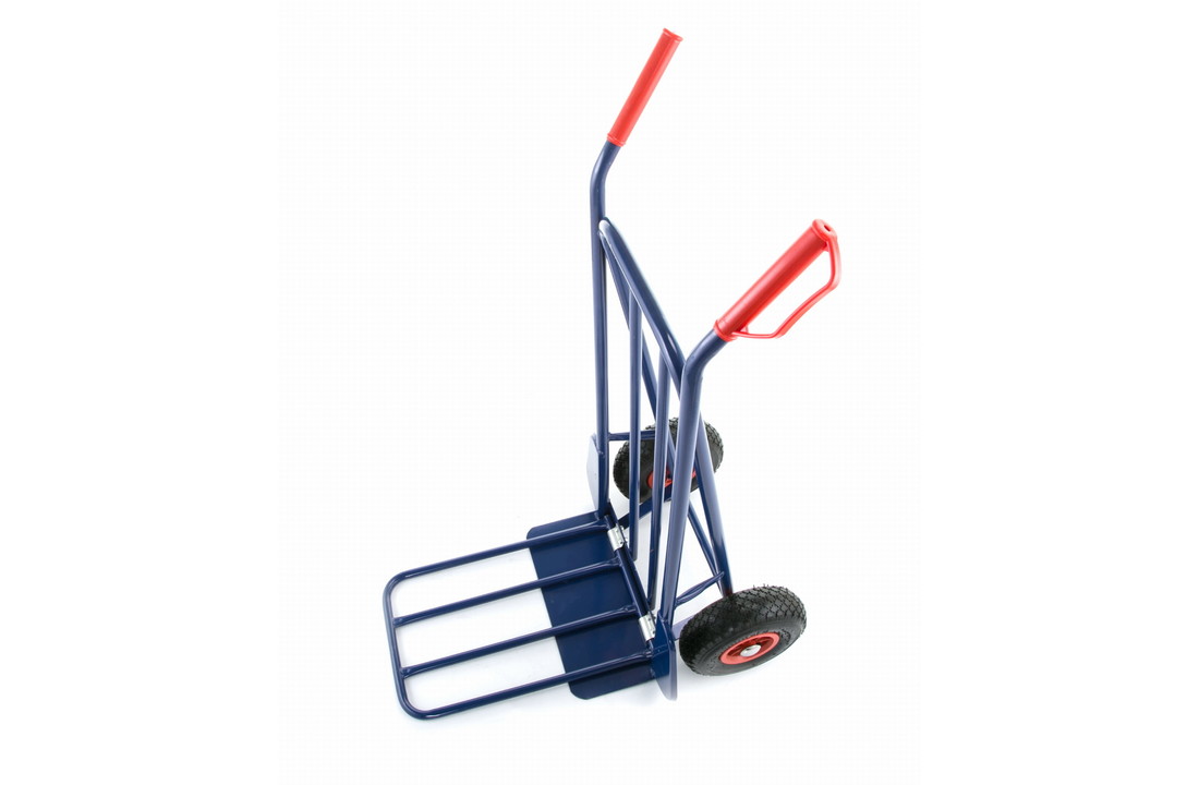 Steekwagen opvouwbaar - steekkar - tot 280 kg - staal - blauw