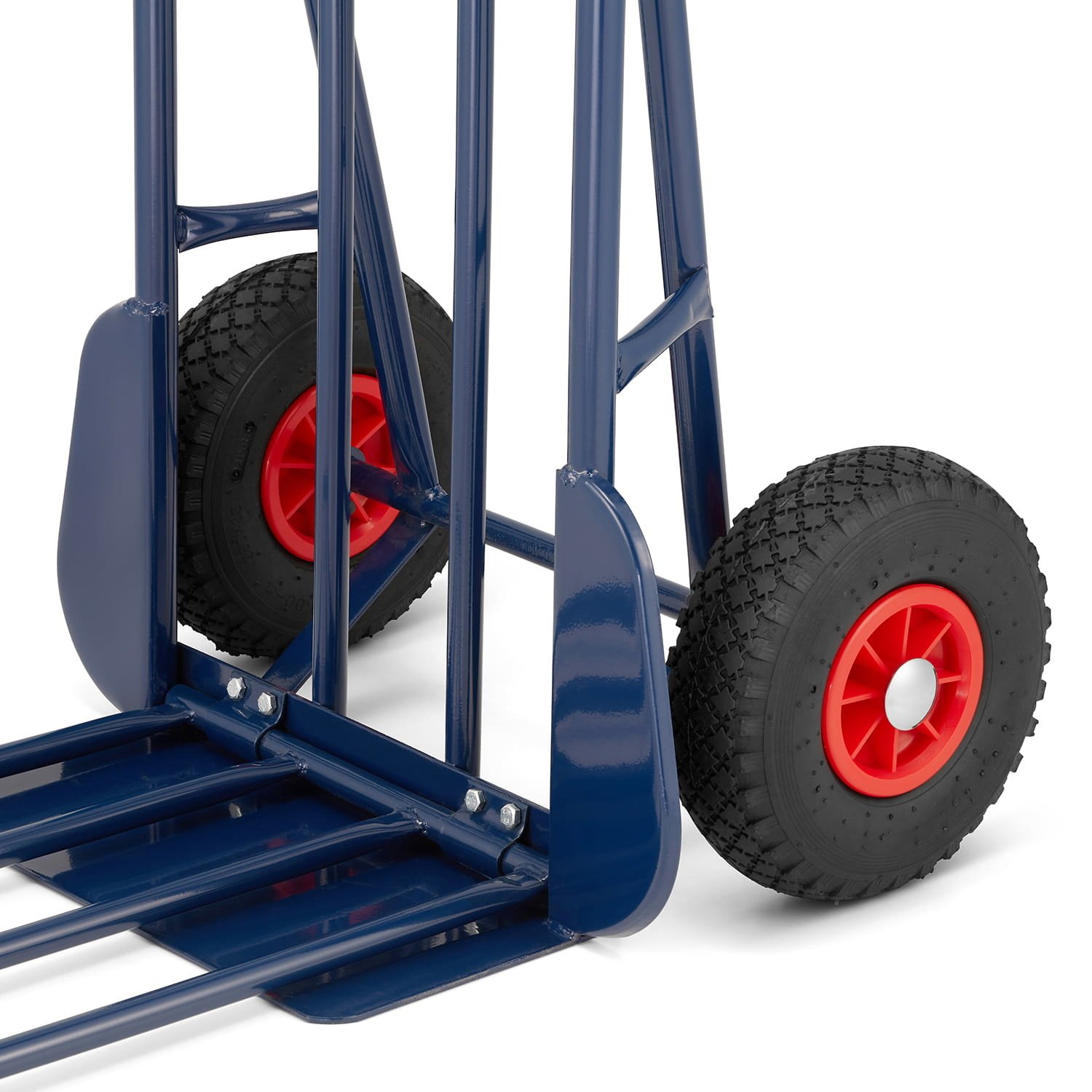 Steekwagen - houtwagen - opvouwbaar - tot 280 kg - blauw
