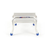 Opstapje - Opstap kruk - 2 treden - aluminium - 60x62x49 cm