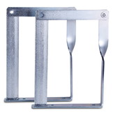 Ladder ophangbeugel - muurbeugel - afsluitbaar - 27x15 cm