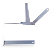 Ladder ophangbeugel - muurbeugel - afsluitbaar - 27x15 cm