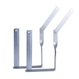 Ladder ophangbeugel - muurbeugel - afsluitbaar - 27x15 cm