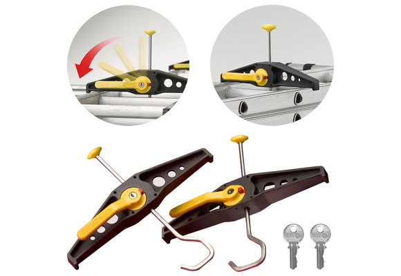 Ladderklem - imperiaal - met slot - 45 cm breed - Rhino