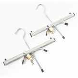 Ladderklem - imperiaal - met hangslot - tot 28 cm