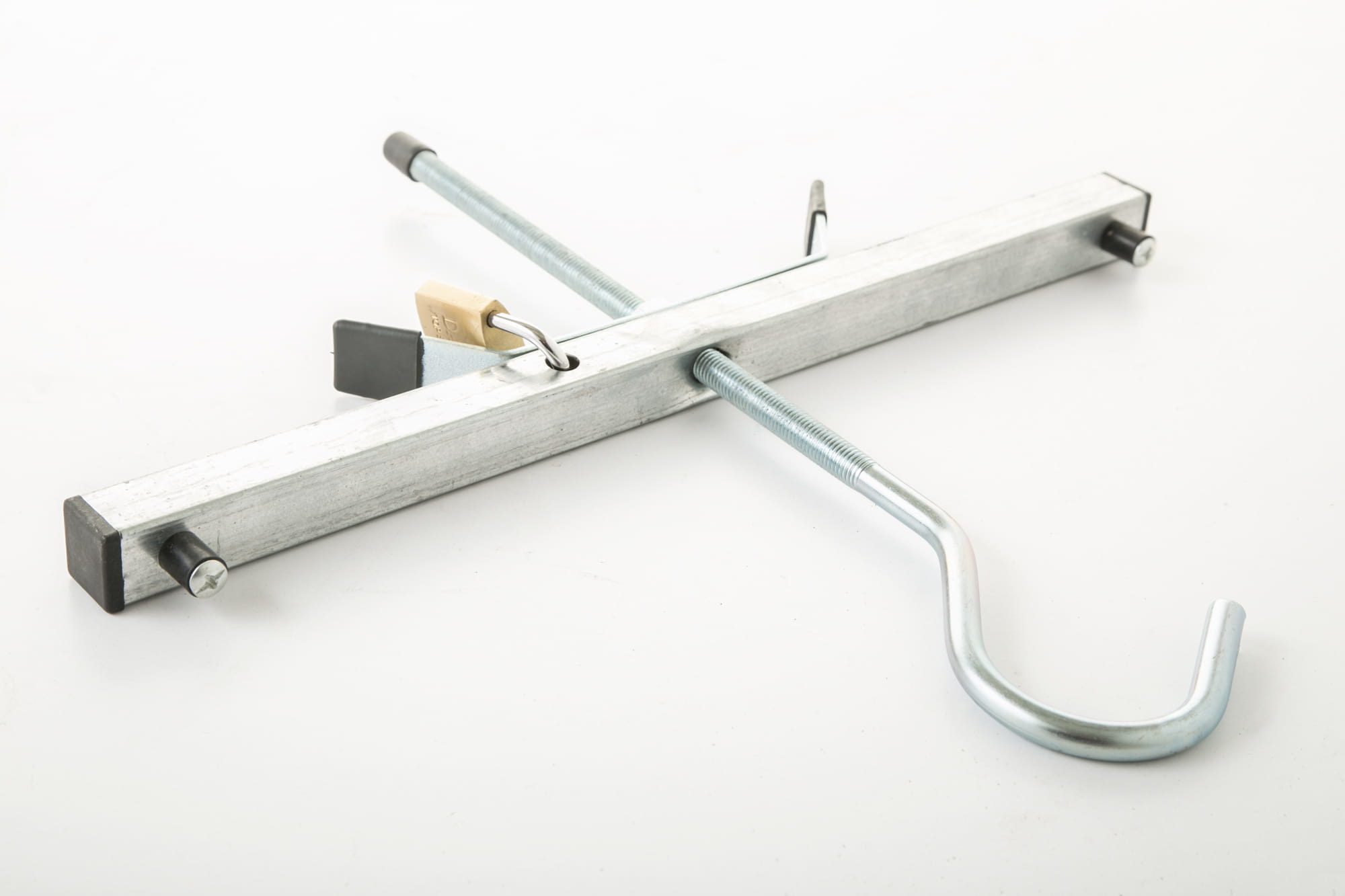 Ladderklem - imperiaal - met hangslot - tot 28 cm