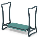 Knielbankje - kniebankje tuin - met tuinhandschoenen - groen