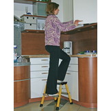 Huishoudtrap - 2x 2 treden - 45 cm hoog - aluminium