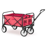 Bolderkar - opvouwbaar - 90x54x63 cm - tot 90 kg - rood