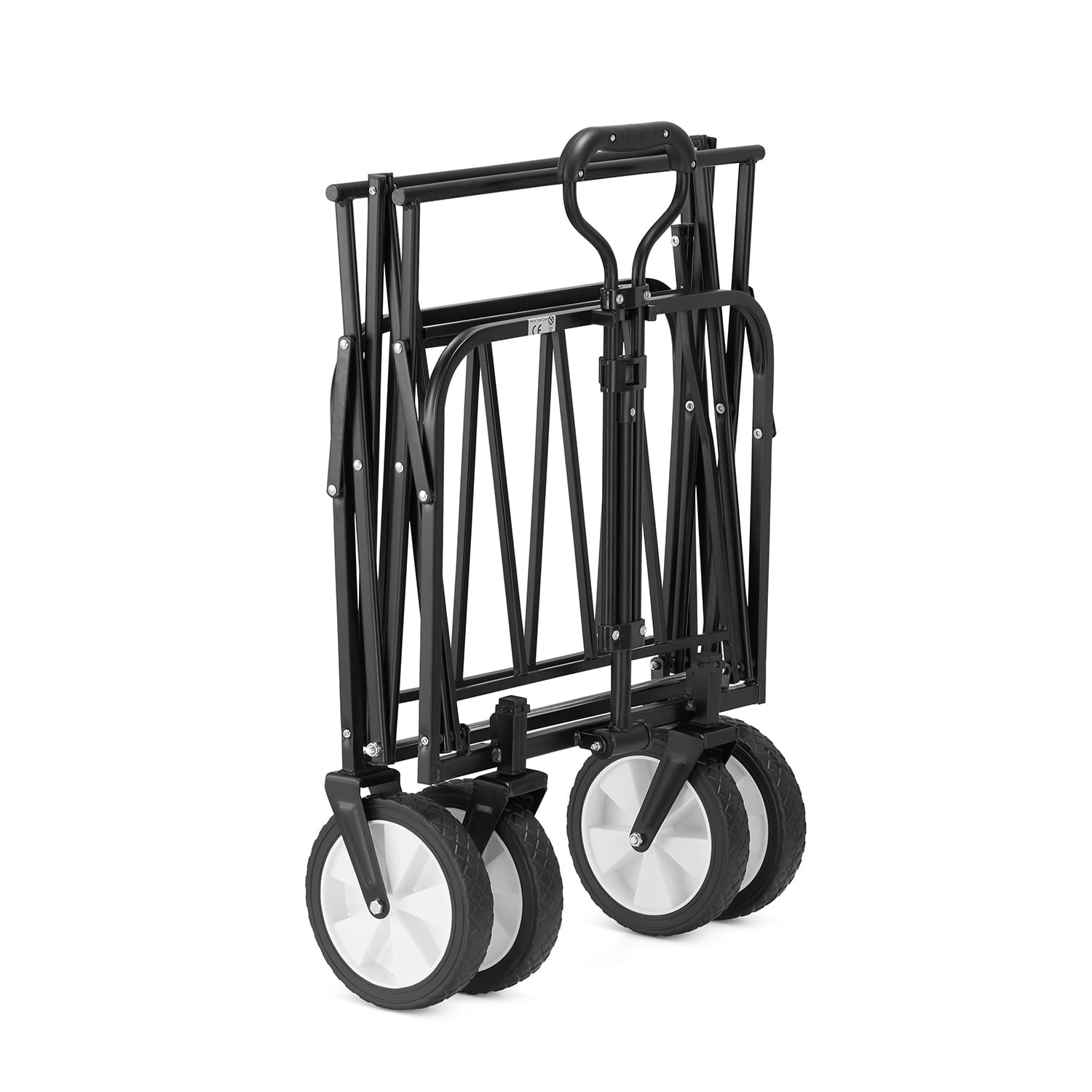 Bolderkar - opvouwbaar - 90x54x63 cm - tot 90 kg - rood