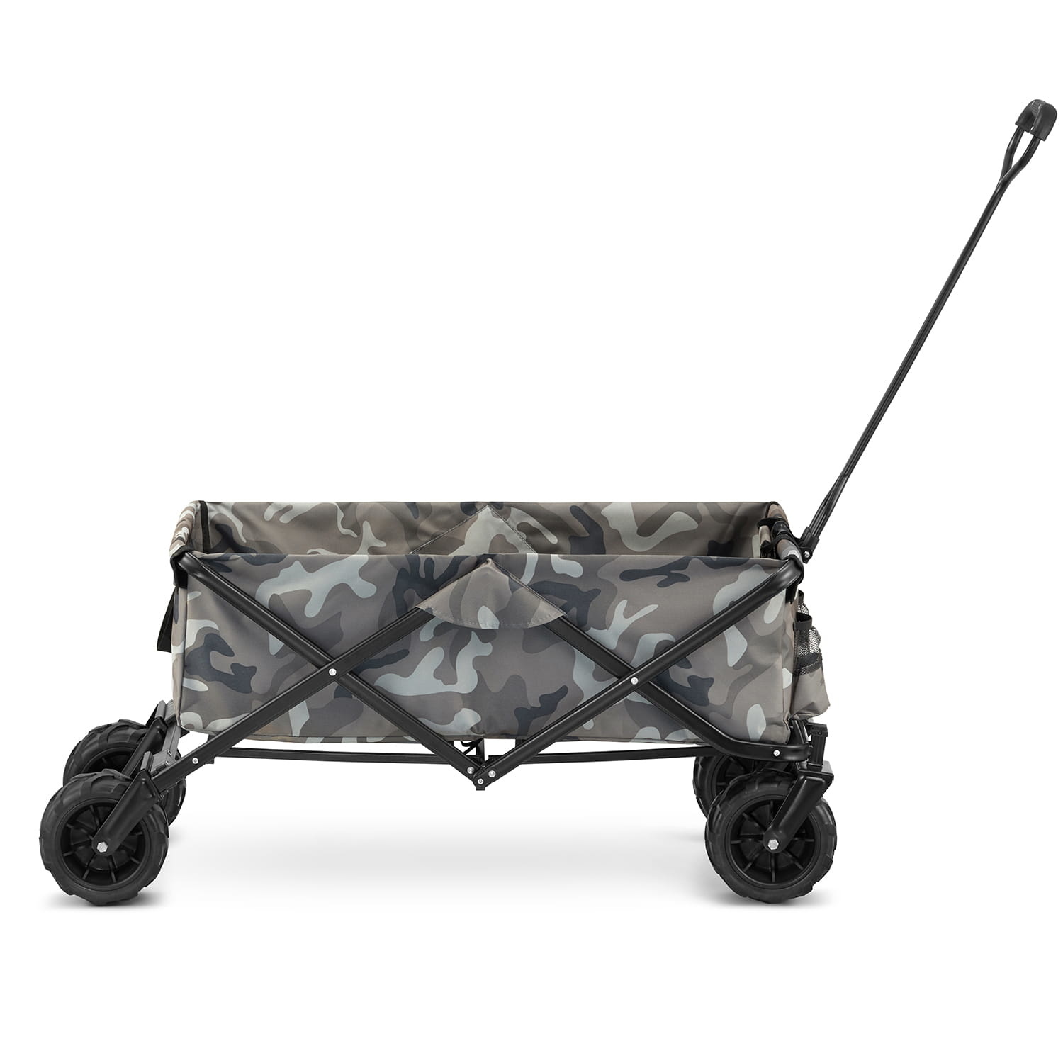 Bolderkar - opvouwbaar - 114x51x48 cm - tot 50 kg - grijs