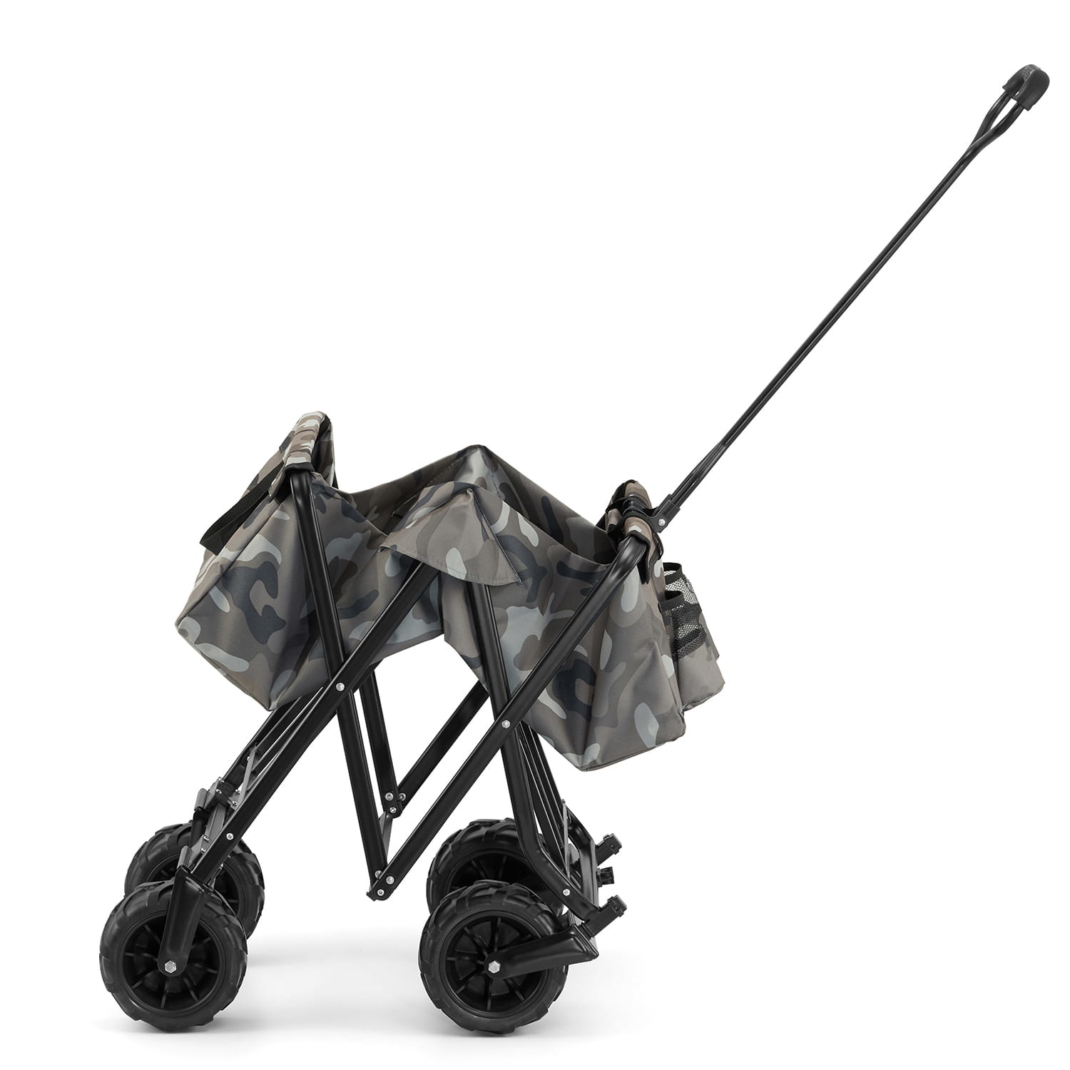 Bolderkar - opvouwbaar - 114x51x48 cm - tot 50 kg - grijs