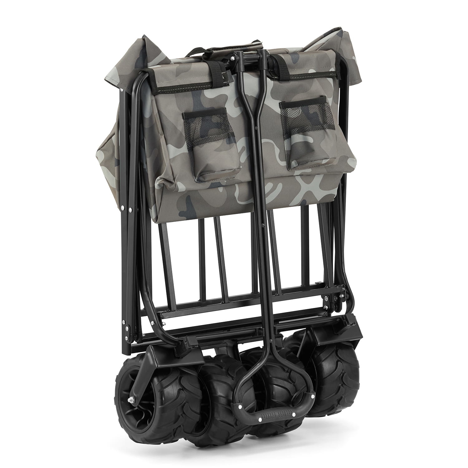 Bolderkar - opvouwbaar - 114x51x48 cm - tot 50 kg - grijs