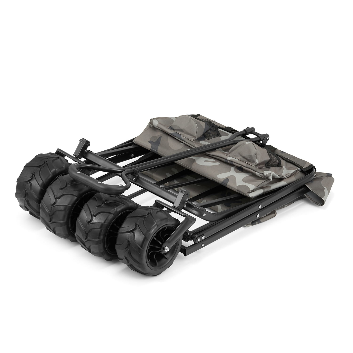 Bolderkar - opvouwbaar - 114x51x48 cm - tot 50 kg - grijs