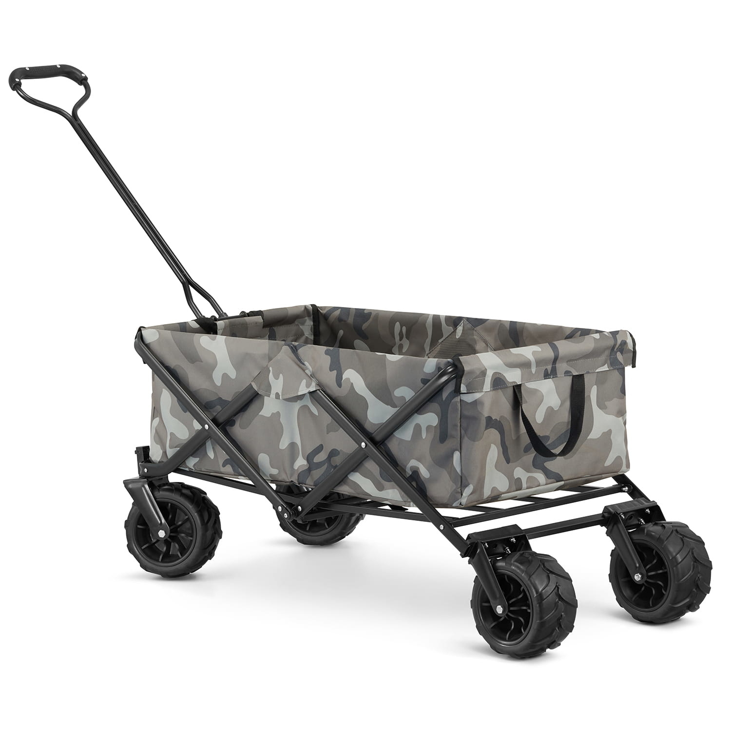 Bolderkar - opvouwbaar - 114x51x48 cm - tot 50 kg - grijs