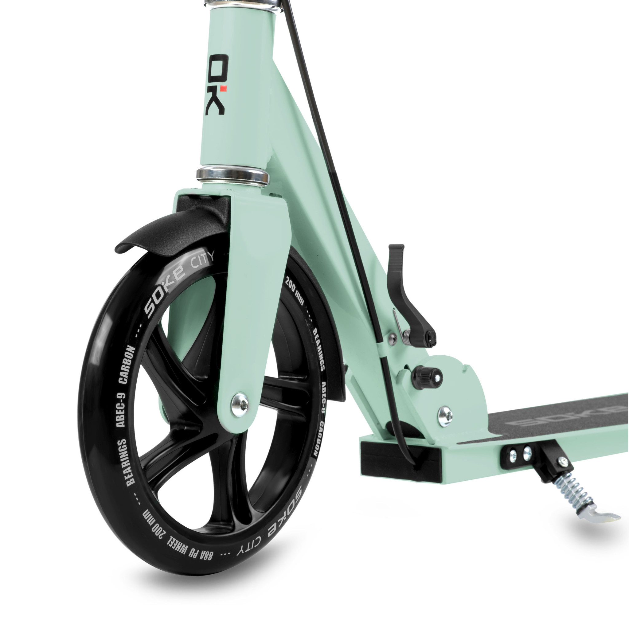 City step - stedelijk - aluminium/ijzer - groen/zwart - 100kg max.