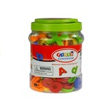 Speelgoed letterset - 78 stuks - kleurrijk - 4 cm - 3+