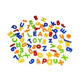 Speelgoed letterset - 78 stuks - kleurrijk - 4 cm - 3+