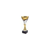 Metalen trofee - goud-zilver - 68x25 - 30,5cm x 100 mm