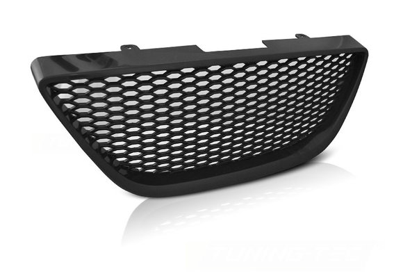 Grille voorzijde - Seat Ibiza 6J 08-12 - honinggraat - mat zwart