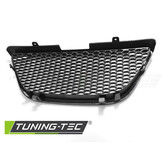 Grille voorzijde - Seat Ibiza 6J 08-12 - honinggraat - mat zwart