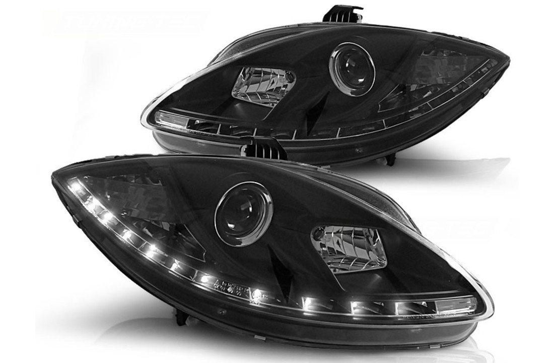 Led projector koplampen met parkeerlichten geschikt voor Seat Leon Altea Toledo 06 05-09