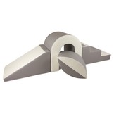 Schuim brugset - wit/grijs - 65cm - vrij van schadelijke stoffen