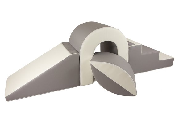 Schuim brugset - wit/grijs - 65cm - vrij van schadelijke stoffen