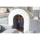 Schuim brugset - wit/grijs - 65cm - vrij van schadelijke stoffen