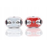 Fietskar kind - kinderaanhanger - 2-zits - rood zwart